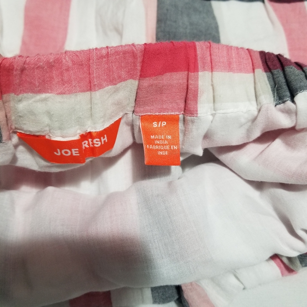 Joe Fresh Pink,Gray,Black And White Patterned Skirt Size Small - Picture 7 of 12